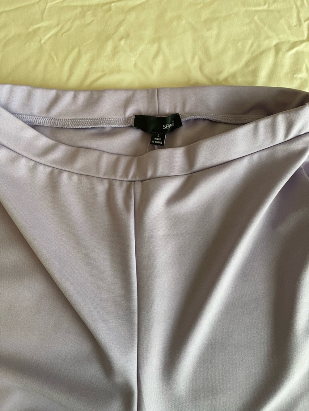 High Waist Lavender Flare Pants - Picture 4 of 6